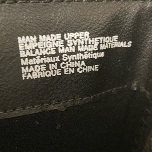 Women’s B.O.C Black Vegan Leather Tall Boots Size 6 - Picture 4 of 8